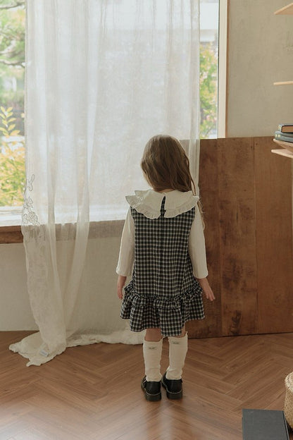 [PRE-ORDER] Checkered Frill Dress