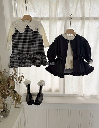 [PRE-ORDER] Checkered Frill Dress