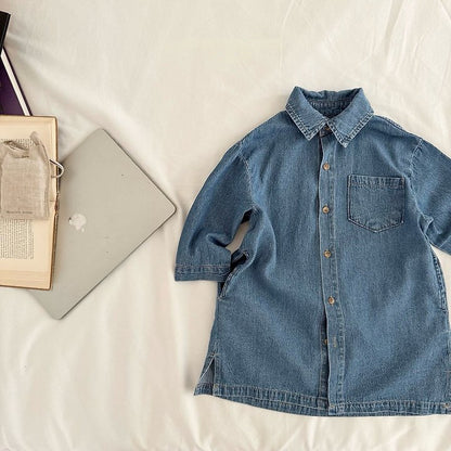 [PRE-ORDER] Denim Shirt Dress