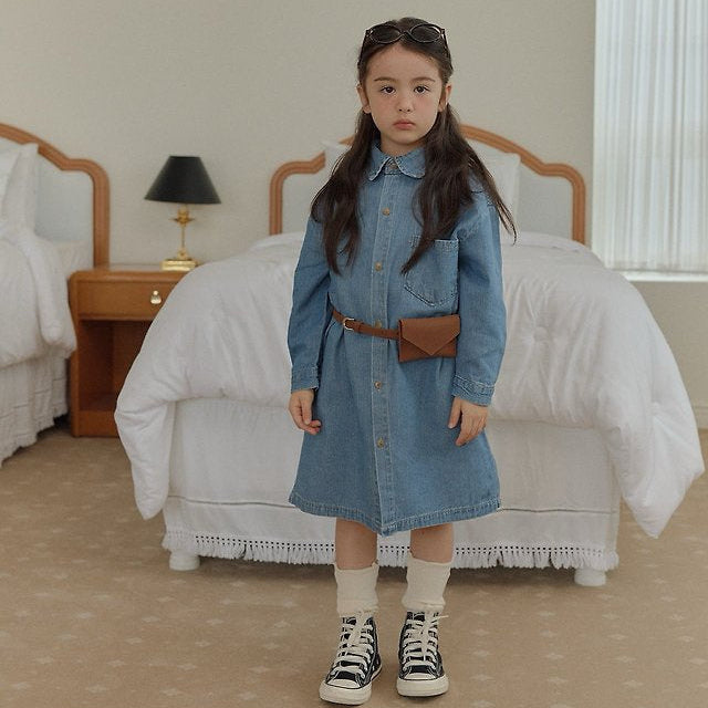 [PRE-ORDER] Denim Shirt Dress