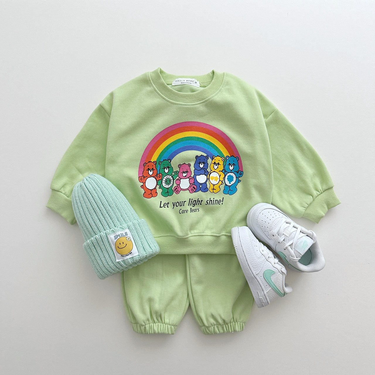 Rainbow Bear Set [green S,XL]
