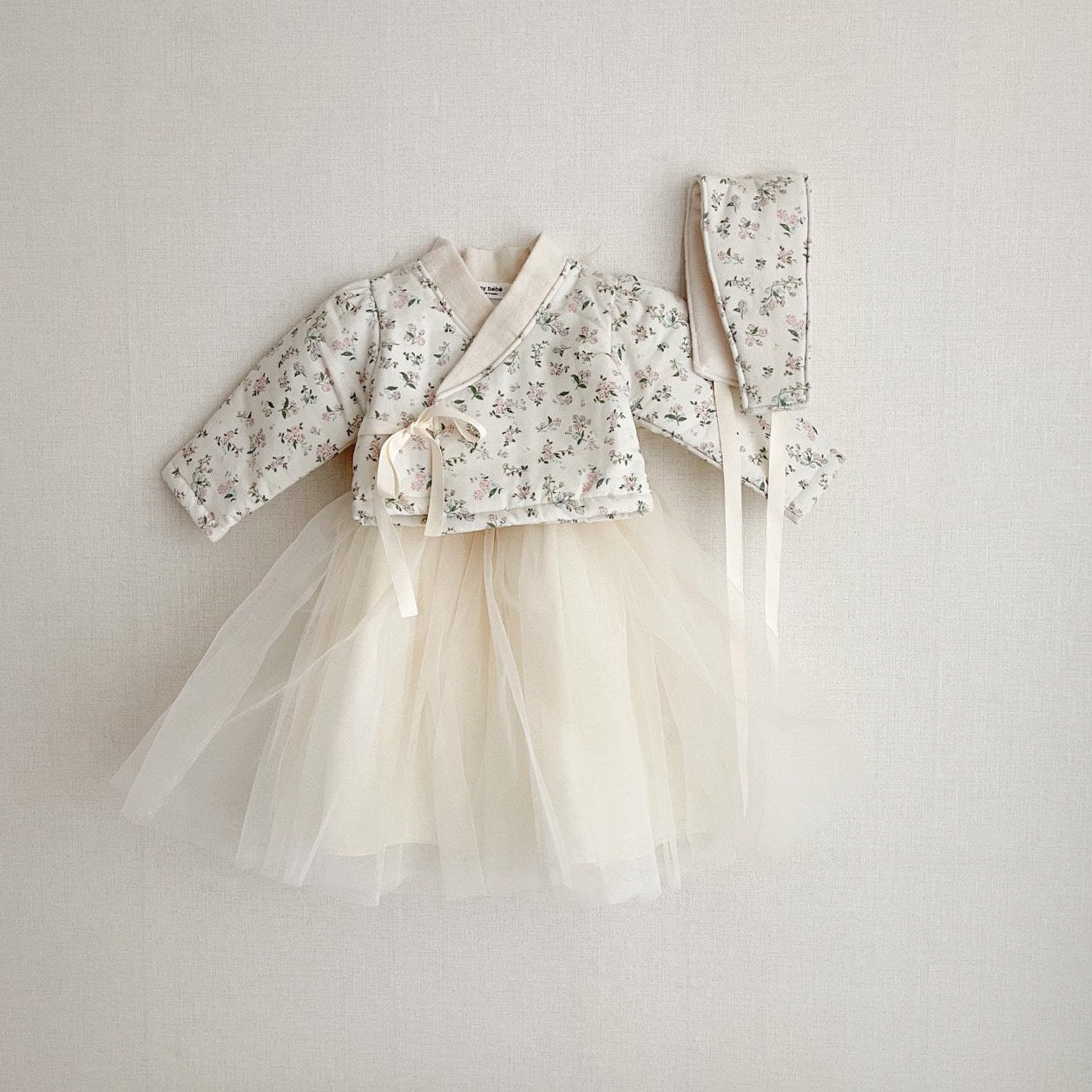 Winter flower hanbok [size S]