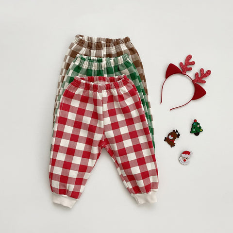 Happy Check Pants [size L]