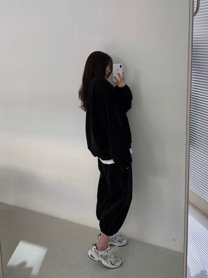 [PRE-ORDER] Fleeced sweatshirt set