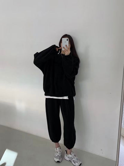 [PRE-ORDER] Fleeced sweatshirt set