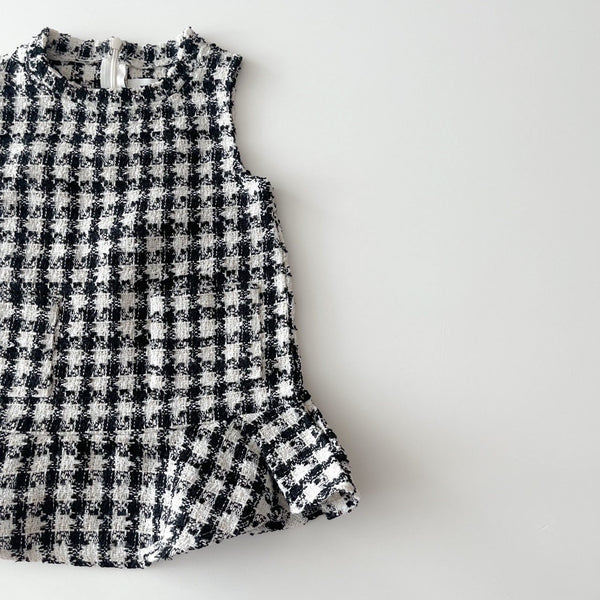 Mini Tweed Dress [black XS, S]